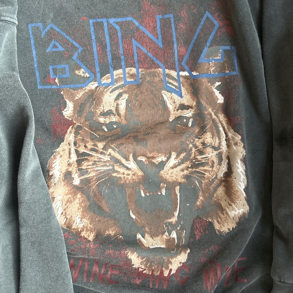 Anine Bing tiger sweatshirt size s